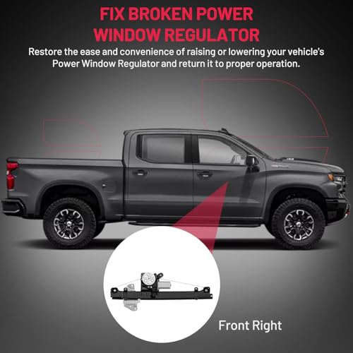 Image of BDFHYK 748-065 Power Window Regulator with Motor Front Right Compatible with Nissan Altima 2013-2018