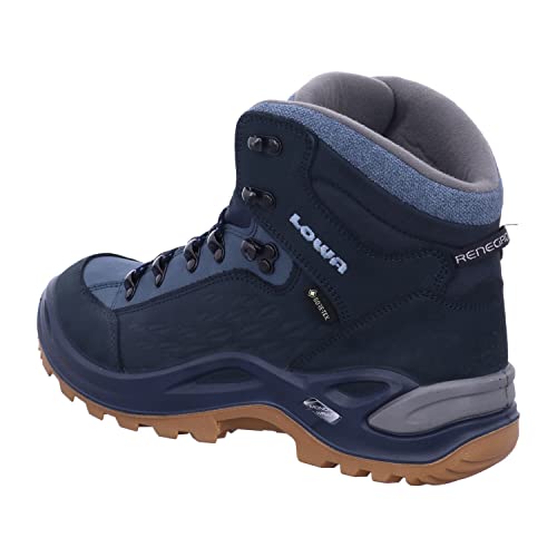 LOWA Damen Renegade Warm GTX Mid Schuhe, Navy-eisblau, UK 5.5