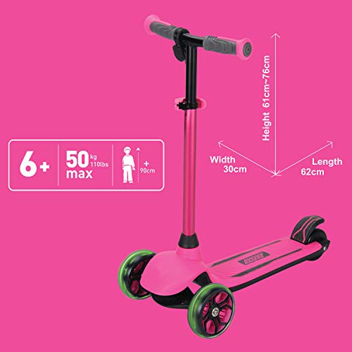 Rugged Racers Pink Electric Scooter - Image 6