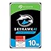 Produktbild Seagate SkyHawk AI, interne Festplatte 10 TB HDD, Video bis zu 64 Kameras, 3.5 Zoll, 256 MB Cache, SATA 6 GB/S, silber, FFP, inkl. 3 Jahre Rescue Service, Modellnr.: ST10000VEZ008 (ST10000VE0008)