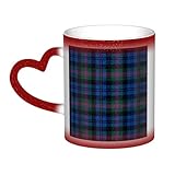 Matériau en céramique : notre tasse en céramique imprimée tartan écossais bleu et vert est fabriquée à partir de céramique thermique sensible, inodore, bord lisse pour un bon goût. Tasse à langer parfaite pour un usage quotidien.