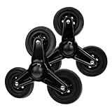 2 Ruote Di Ricambio Per Carrello Della Spesa Standard: 1 Paio Nero (Click On/Off)