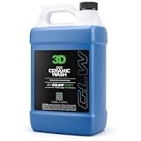 3D SiO2 Ceramic Wash & Wax Soap - 1 Gallon - pH Neutral Car Shampoo with Hydrophobic Protection & Deep Gloss | SiO2 Coating | Scratch-Free Detailing