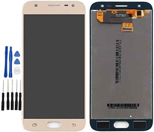 for Samsung Galaxy J3 2017 J330F/DS LCD Display Touch Screen Digitizer Assembly Replacement Repair Part (Golden)