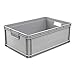 keeeper Transportbox, Stapelbar, Polypropylen, 45 l, Robert, Nordic Grey