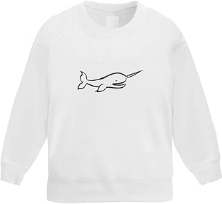 Azeeda 'Narwhal' Kid's Sweatshirt/Jumper (5-6 Years) (KW00037910)