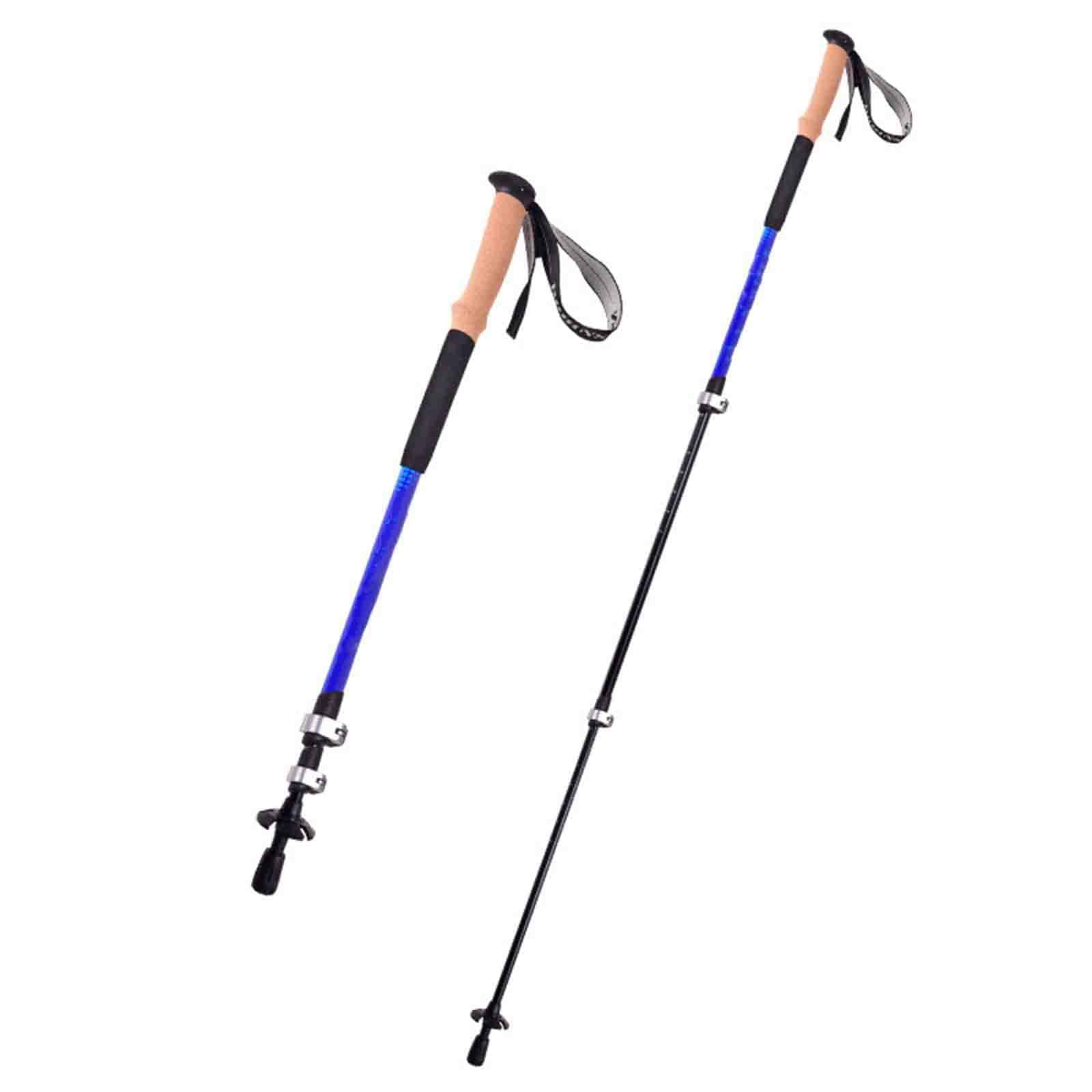 JUSHZ Bastones Senderismo Bastones Trekking Baston Regulables Adulto Aluminio para Mayores Bastón Plegable Senderismo para Caminar Mujer Mayor Exterior Deportes
