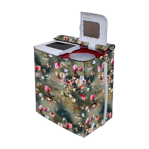 Image of Washing Machine Cover Compatible for LG Semi-Automatic 7KG (P7010NBAW) (Green)