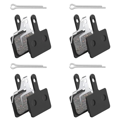 4 Paare Bremsbeläge Fahrrad Scheibenbremsbeläge Fahrrad Bremsbelag Resin...