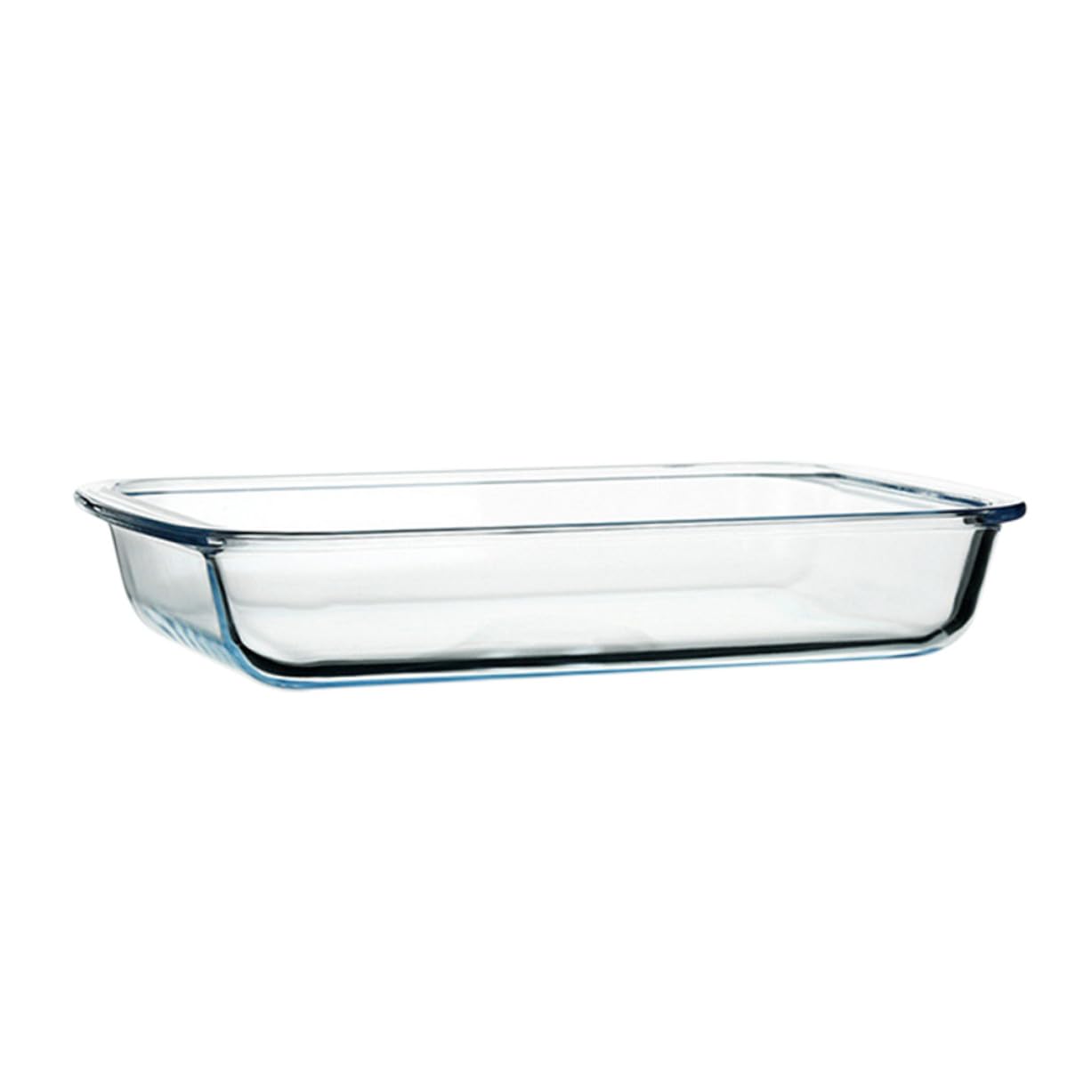 Plat de cuisson rectangulaire en verre Mikikit avec poignées pour four