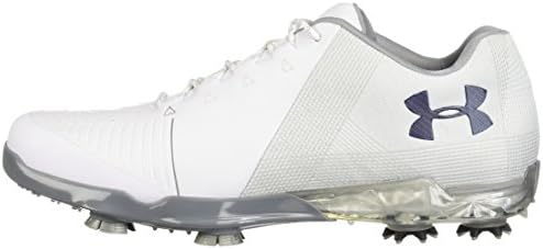 Under Armour Men's Spieth 2 Golf Shoe, White (105)/Metallic Silver, 8.5 | Image 7