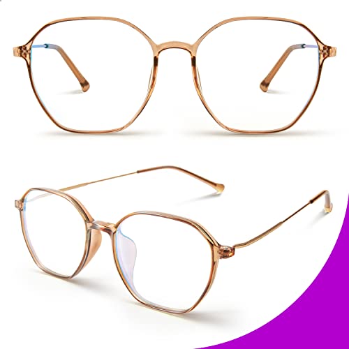 Visoone Lightweight Tr90 Blue Light Glasses Stylish Non Prescription Eyewear For Women Men Rane #TOP6
