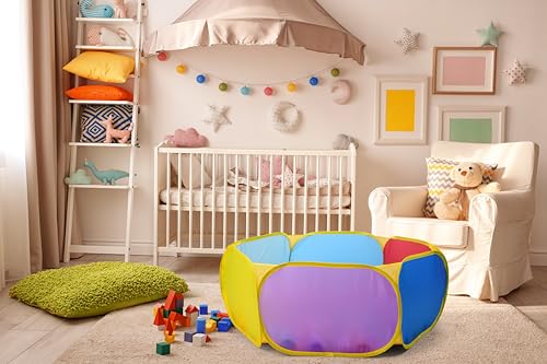 image for Eocolz Kids Ball Pit Large Pop Up Childrens Ball Pits Tent for Toddler