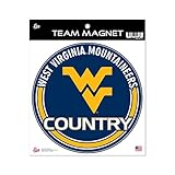 Rico Industries NCAA West Virginia Mountaineers 8" Round Magnet