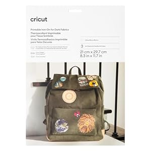 Cricut Bedruckbares Iron-On für dunkle Stoffe, 3 Stk.