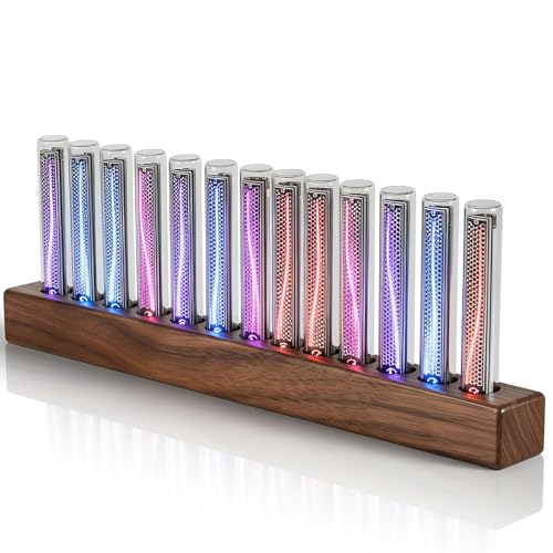 Lumière de style tube Nixie rétro LED réactive pour décoration de bureau