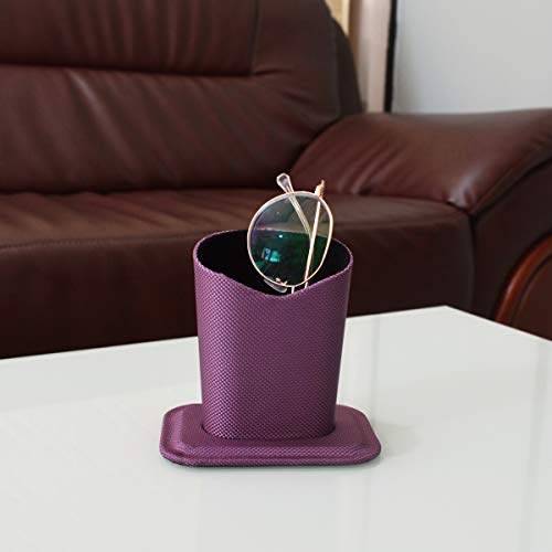 Bleiou 2 Pack Eyeglasses Holder Stand Glasses Stand Case Eyeglasses Protective Holder for Desks or Nightstands(Purple)