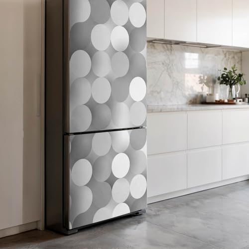 Autocollant pour réfrigérateur 70x190 cm à motif géométrique - 4