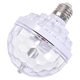 jojofuny LED Bühnenlampe Kleiner Drehbare Ktv Kugellampe Bunte LED Farblicht Discobeleuchtung für Party Wohnraum