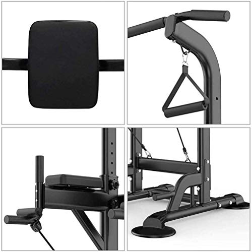 Image of Pull Ups Power Tower Multi Function Tower Dip Stands Workout Dip Stand Pull Up Bar Station Professional Strength Training for Home /Gym