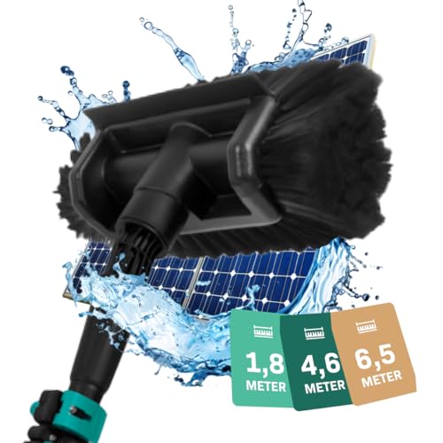 Spazzola Telescopica- 4,60 M - Include Spazzola Multiuso, Tubo Flessibile Da 6 Metri E Dispenser Di Sapone