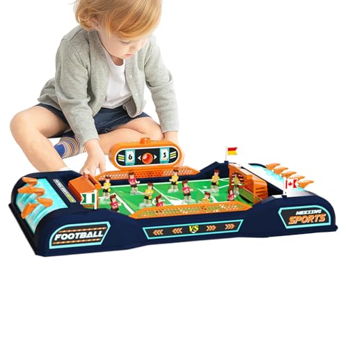 Zuasdvnk Fußball -Tischspiel, Fußballtischspiel, Interaktives Spielzeug Family Game Small Football, Indoor -Sport -Bildungspulenspielzeug, Fußball -Set mit Score Keeper für Kinder Erwachsene zu Hause, – Bild 8