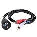 Produktbild Demiawaking USB 3.0 & 2 RCA Stecker auf USB3.0 & 3,5mm Buchse Armaturenbrett Panel Aux Verlängerung bündig Montagekabel für Auto Boot LKW Fahrrad Motorrad 1M