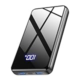 phone battery charger case  Lazci Power Bank, Portable Charger 22.5W, Powerbank Fast Charging 26800mAh with USB C Input & Output, PD 3.0 QC 4.0, Mobile Phone Battery Pack Compatible with iPhone, Samsung Galaxy, iPad - Black