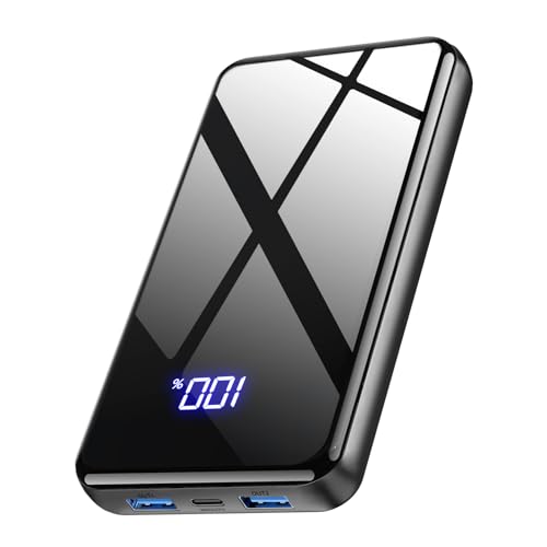 Lazci Power Bank, Powerbank Fast Charging 26800 mAh com USB C Input & Output, PD 3.0 QC 4.0, Mobile Phone Battery Pack compatível com iPhone, Samsung Galaxy, iPad - Black