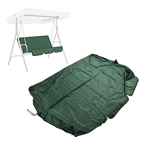 Cojín para silla columpio con funda ajustable impermeable y duradera de 3 plazas 4