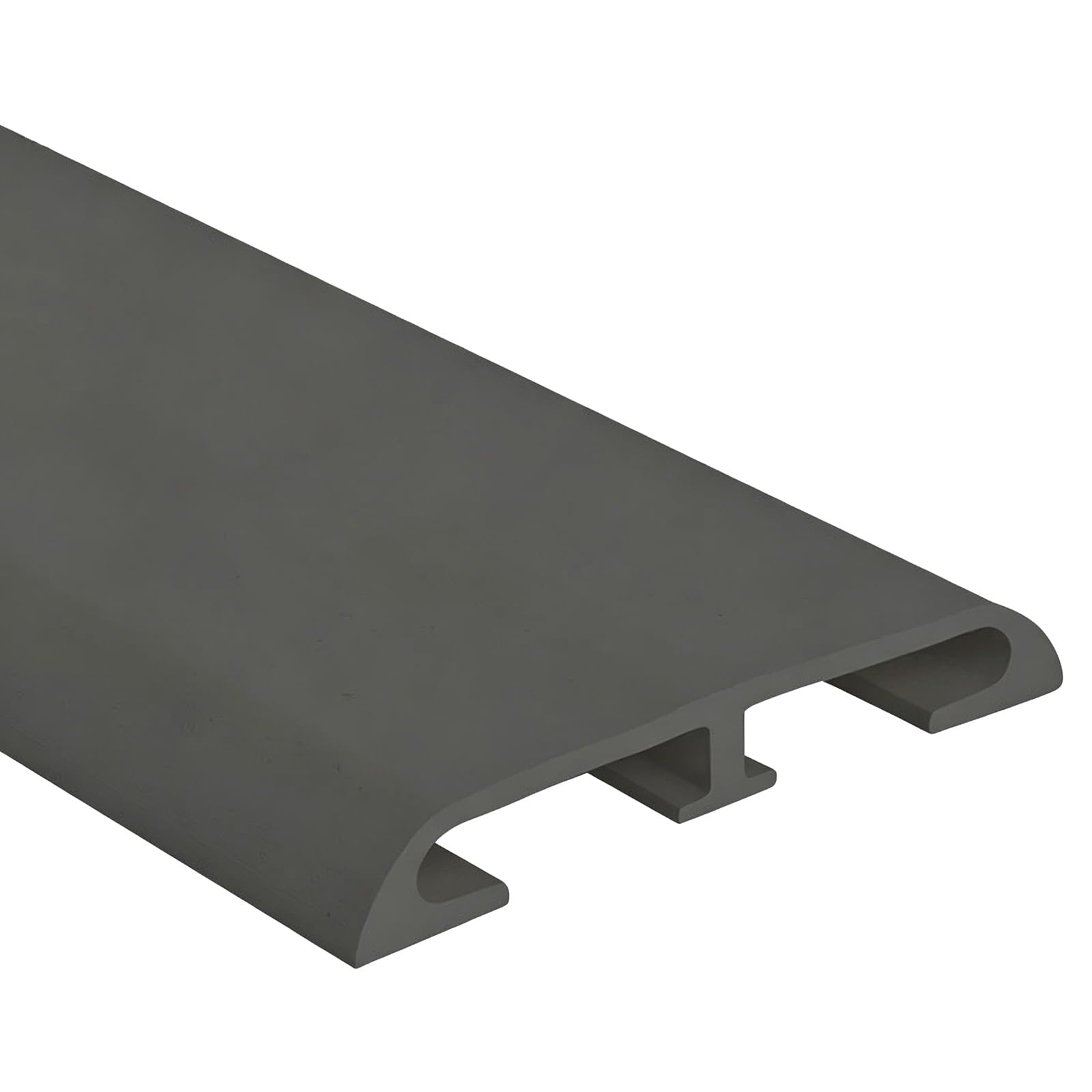 Escondecables De Doble Compartimento De PVC Blando, Gestión De Cables Flexible Autoadhesiva, Fácil De Cortar/Canal Interior: 20 Mm / 0,79 Pulgadas(Grigio,10M)