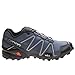 Salomon Men's Speedcross 3-M, Slate Black/Deep Blue, 10 D US