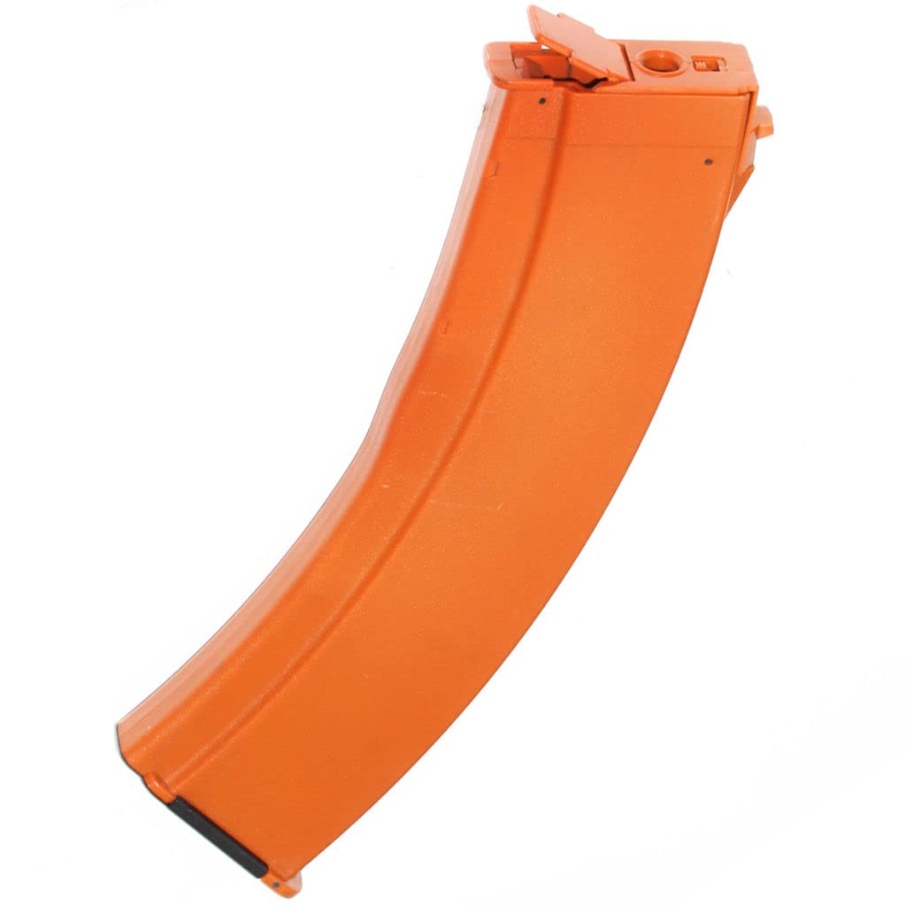 Airsoft Softair CYMA RPK74 800rd Flash Mag Hi-Cap Magazin für AK Serie AEG Orange Braun