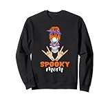 Photo Gallery spooky mamma design per halloween divertente teschio felpa Photo Gallery spooky mamma design per halloween divertente teschio felpa