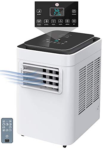 Sichler Exclusive 2 Schlauch Klimagerät: Mobile Monoblock- Klimaanlage, 9.000 BTU/ h, für Outdoor erweiterbar (Zweischlauch Klimagerät, Raumklimaanlage, in)-2