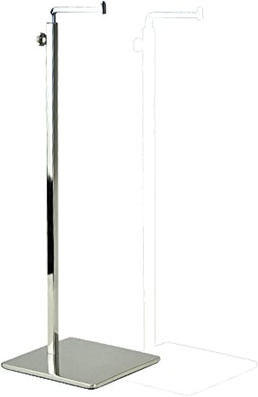 1 Pack Single Hook Adjustable Purse Display Stand Metal Adjustable Handbag Bag Display Rack Holder