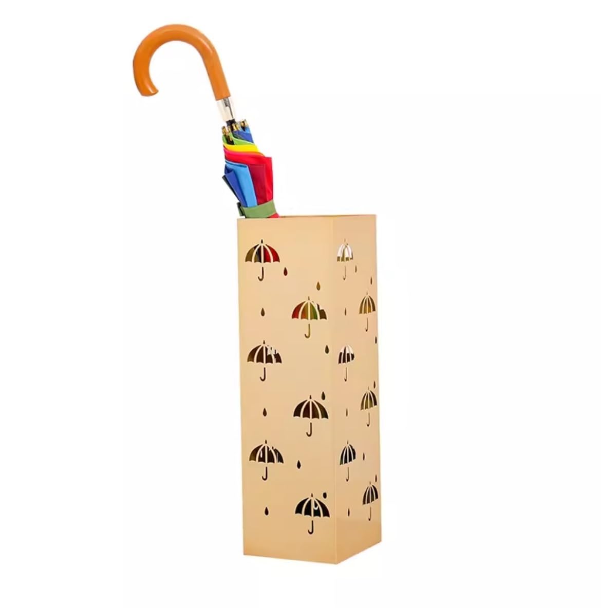 Seau à parapluie compact anti-gouttes pour protéger les sols en bois
