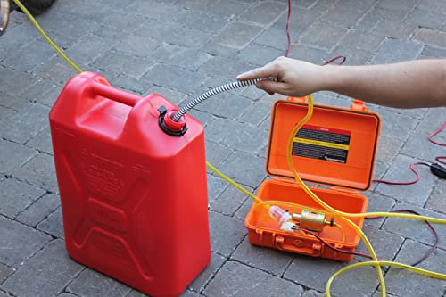 Flowjoe - Gastapper Standard 12V Fuel Transfer Pump Moves 30 Gallons Of Gas Or Diesel Per Hour. Great For Preppers, Utv's, Boats, Equipment, Vehicles, Gasoline, Diesel, Etc. Manufactured In The Usa. #TOP7