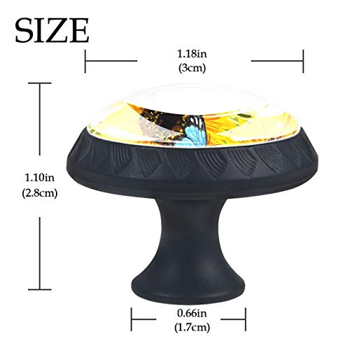 Boutons de tiroir papillon pour décorer la commode du salon - 5