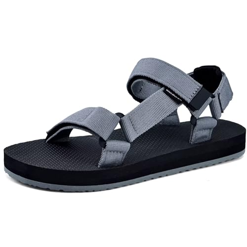 Image of WateLves Kids Sandals Boys Girls Lightweight Non-slip Athletic Sandals with Adjustable Webbing for Hiking Walking Beach Water Sports
