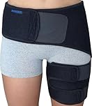 Hip Brace for Sciatica Pain Relief, Thigh Injury, Pulled Groin Muscles, Hip Fleхоr Strain, Hamstring Pull, Sacroiliac SI Joint, Sciatic Nerve, Labral Tear - Compression Support Wrap Stabilizer for Men, Women