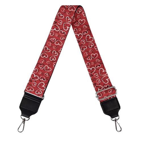 Image of Halloween Handbag Strap Canvas Purse Strap Colorful Bat Black Shoulder Strap Multicolor Bats Replacement Strap