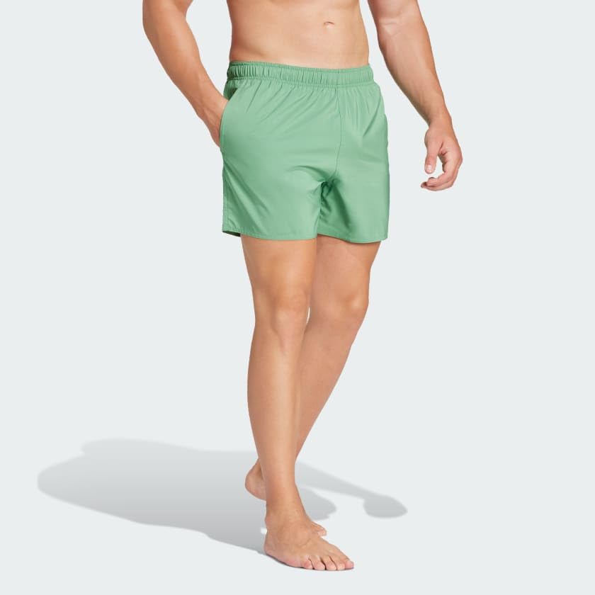 adidas Originals Men's Solid Classic-Length Swim Shorts3
