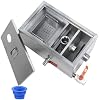Commercial Grease Trap, Grease Interceptor, Under Sink Stainless Steel Grease Trap, Waste Water Oil-water Separator (Size : 40 * 25 * 23cm/16 * 12 * 9in)