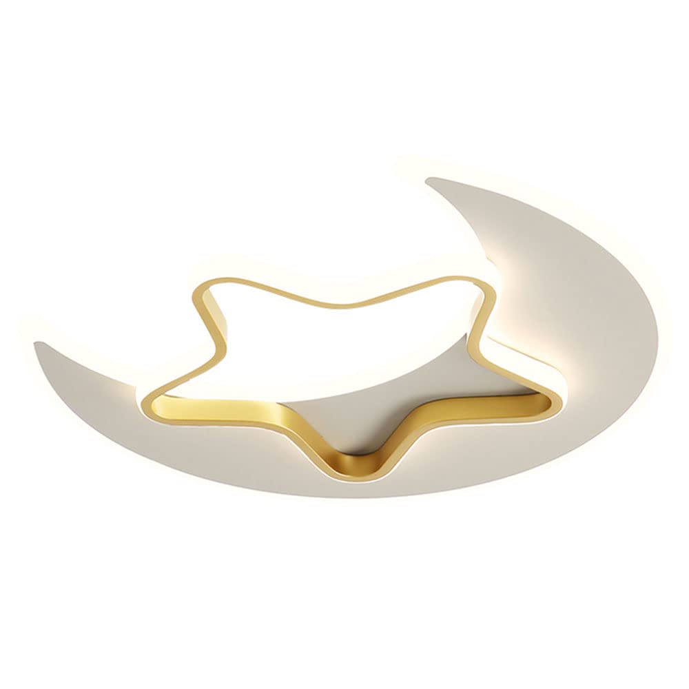 Plafonnier LED moderne étoile dimmable en acrylique pour chambre