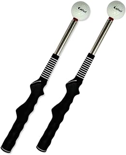 BESPORTBLE Acessórios De Golfe Auxiliar De Treinamento Bastão De Telescópico Acessório De Clube Pêndulo De De Clube Dispositivo De Exercício Joystick Retrátil Haste