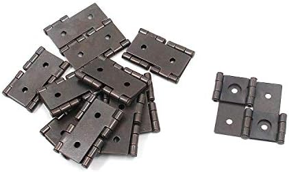 T Tulead 10PCS Double Acting Hinges Folding Screen Hinges Gate Hinges Iron Door Hinges Iron Cabinet Hinges 2.1" Length with Screws