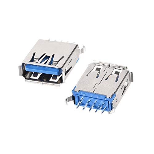 uxcell 10PCS USB 3.0 Type A Female Socket Connector miniatura 1