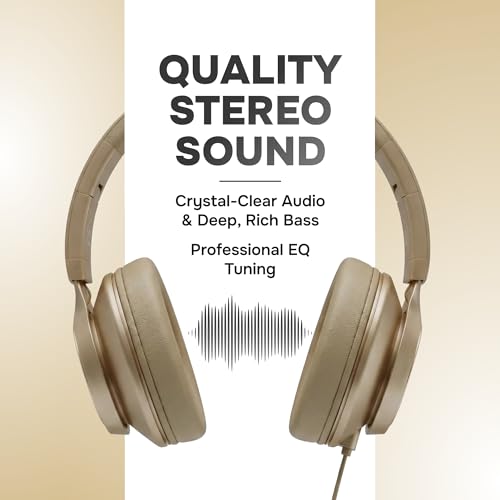 Image of ARTIX Wired Headphones for Kids & Adults - Built-in Mic & Volume Control, Kids Headphones for School & Travel, Girls & Boys Head Phones for Computer, iPad, Chromebook, Tablet, Laptop 3.5mm Aux Cord