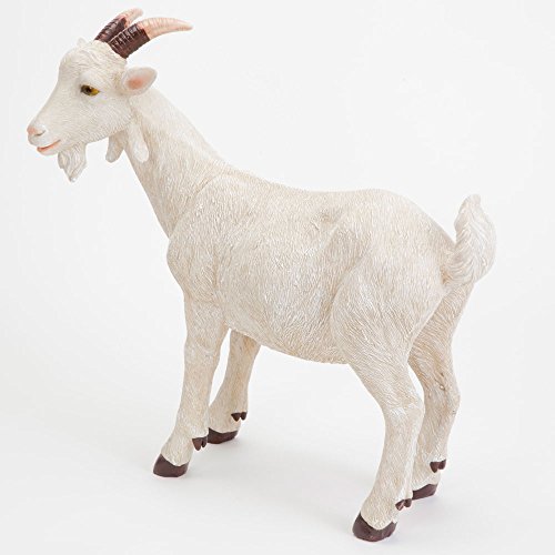 image for Bits and Pieces - Realistic Goat Statue - Lifelike Durable Resin Sculp